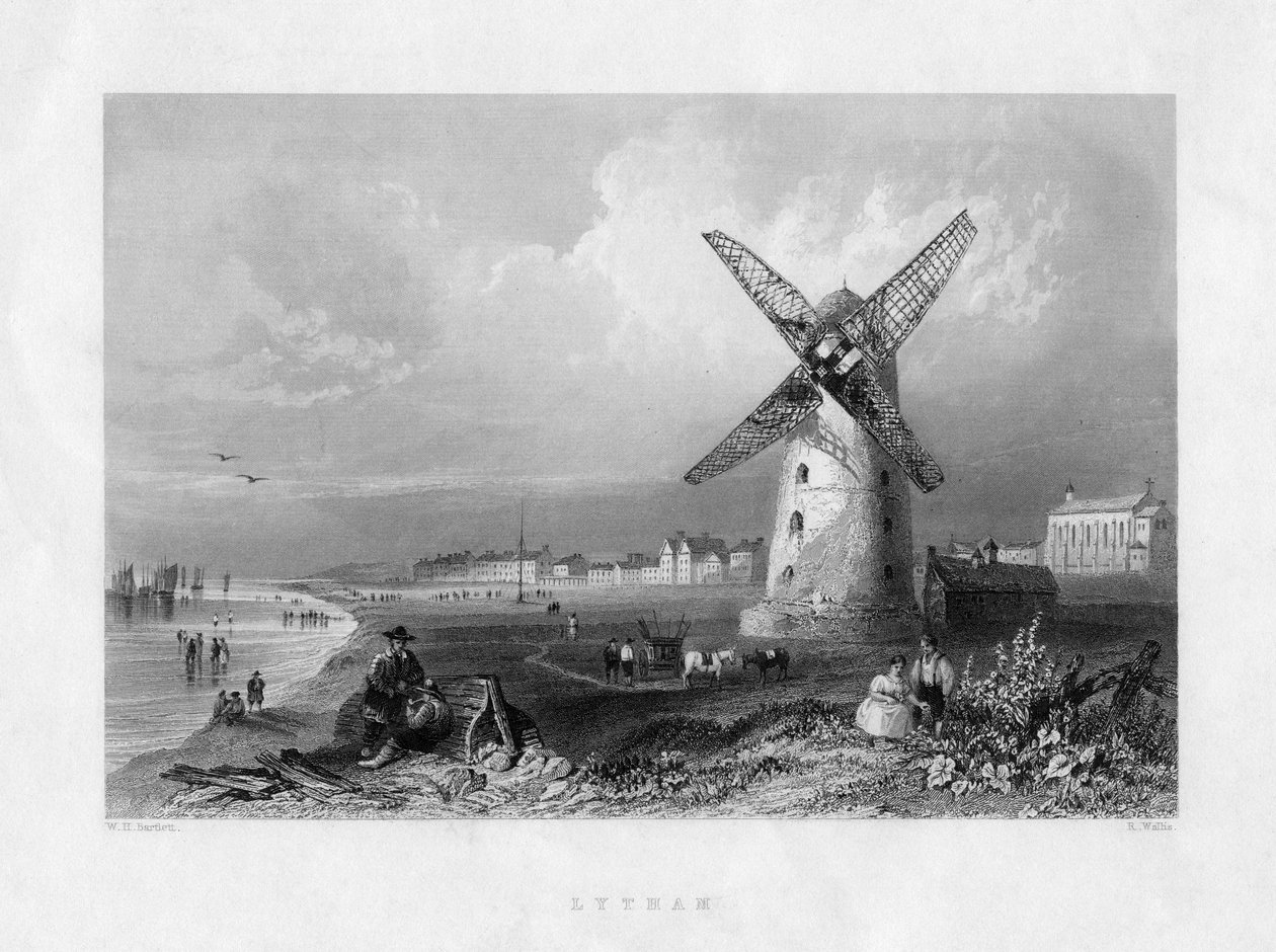 Lytham, Lancashire, 1800-tallet. av R. Wallis