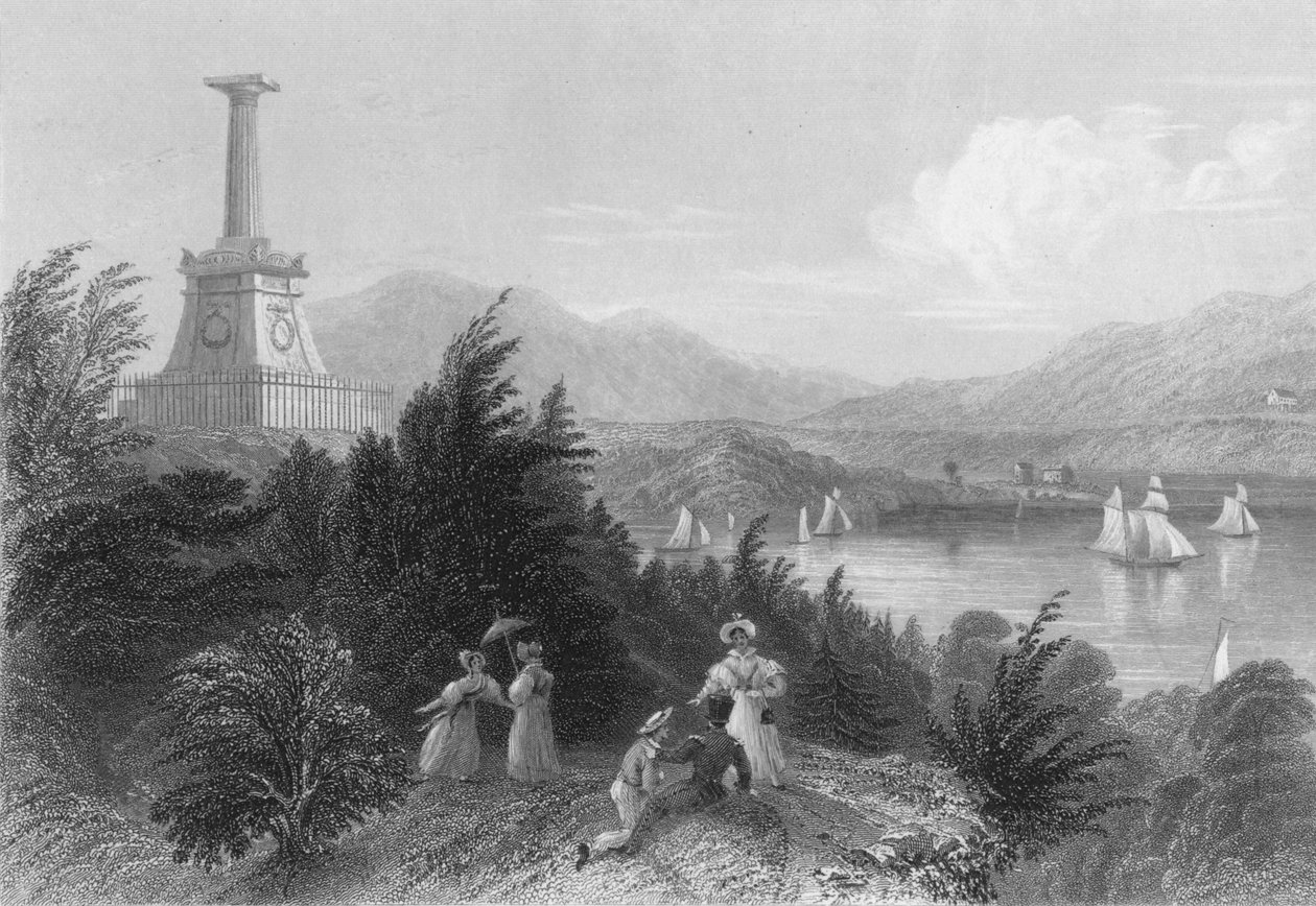 Kosciuskos grav, 1837. av R. Young