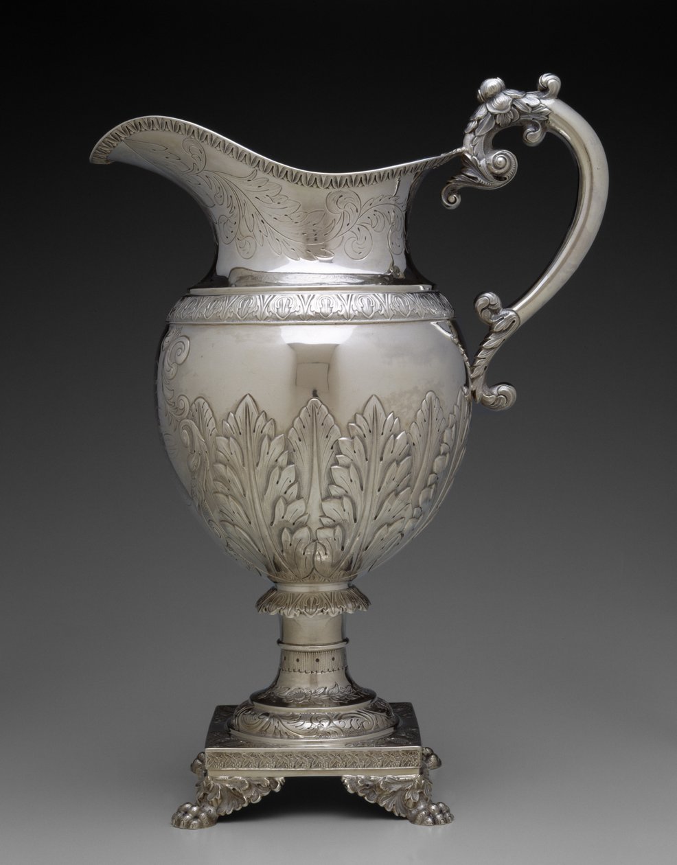 Pitcher, ca. 1839 (sølv) av R. and W. Wilson