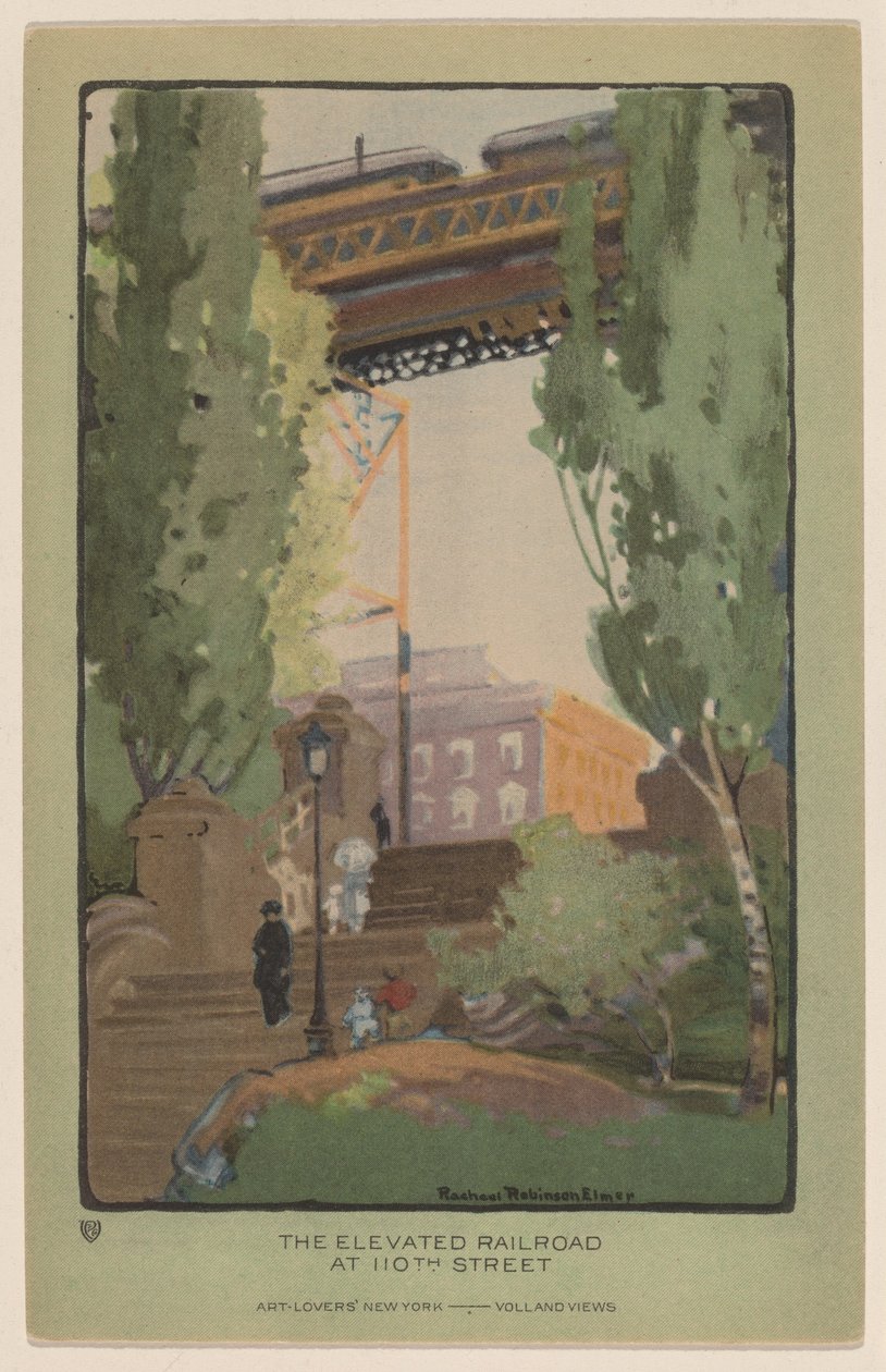 The Elevated Railroad på 110th Street av Rachael Robinson Elmer