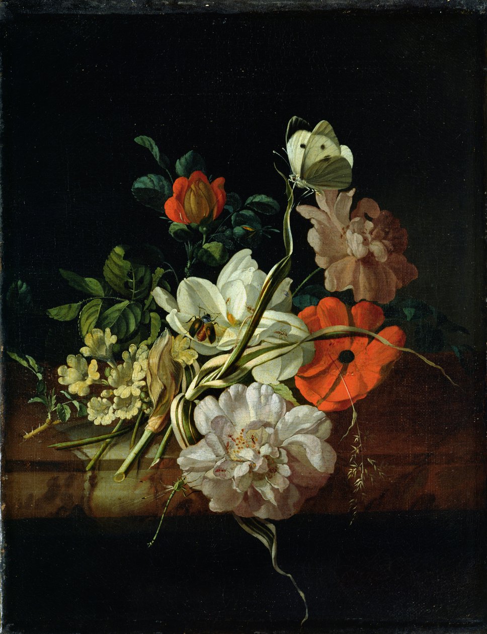 Stilleben med blomster av Rachel Ruysch