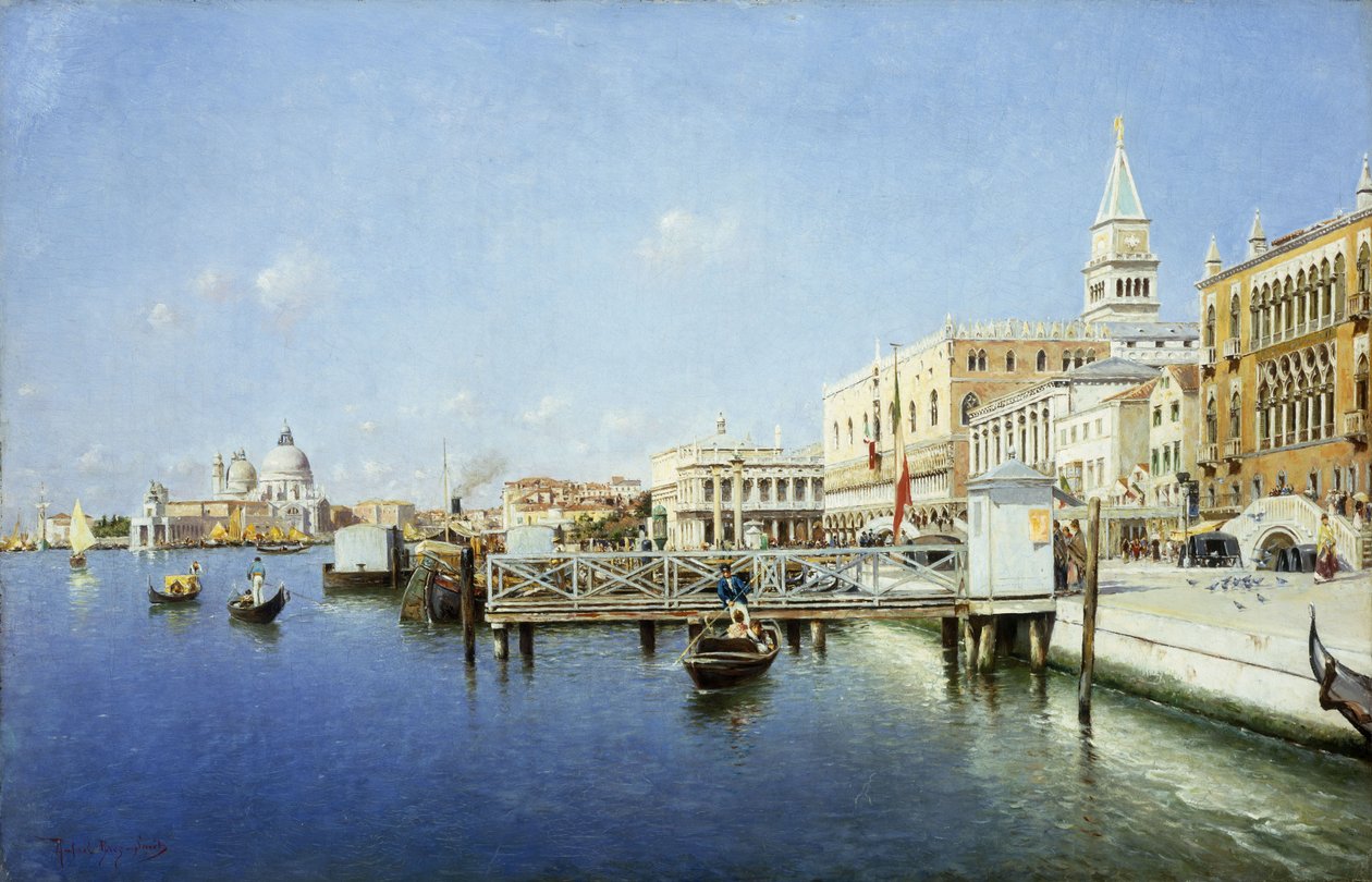 Utsikt over Venezia av Rafael Senet