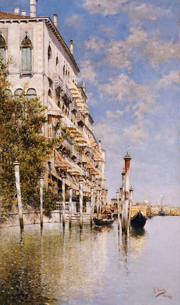 Langs Canal Grande av Rafael Senet