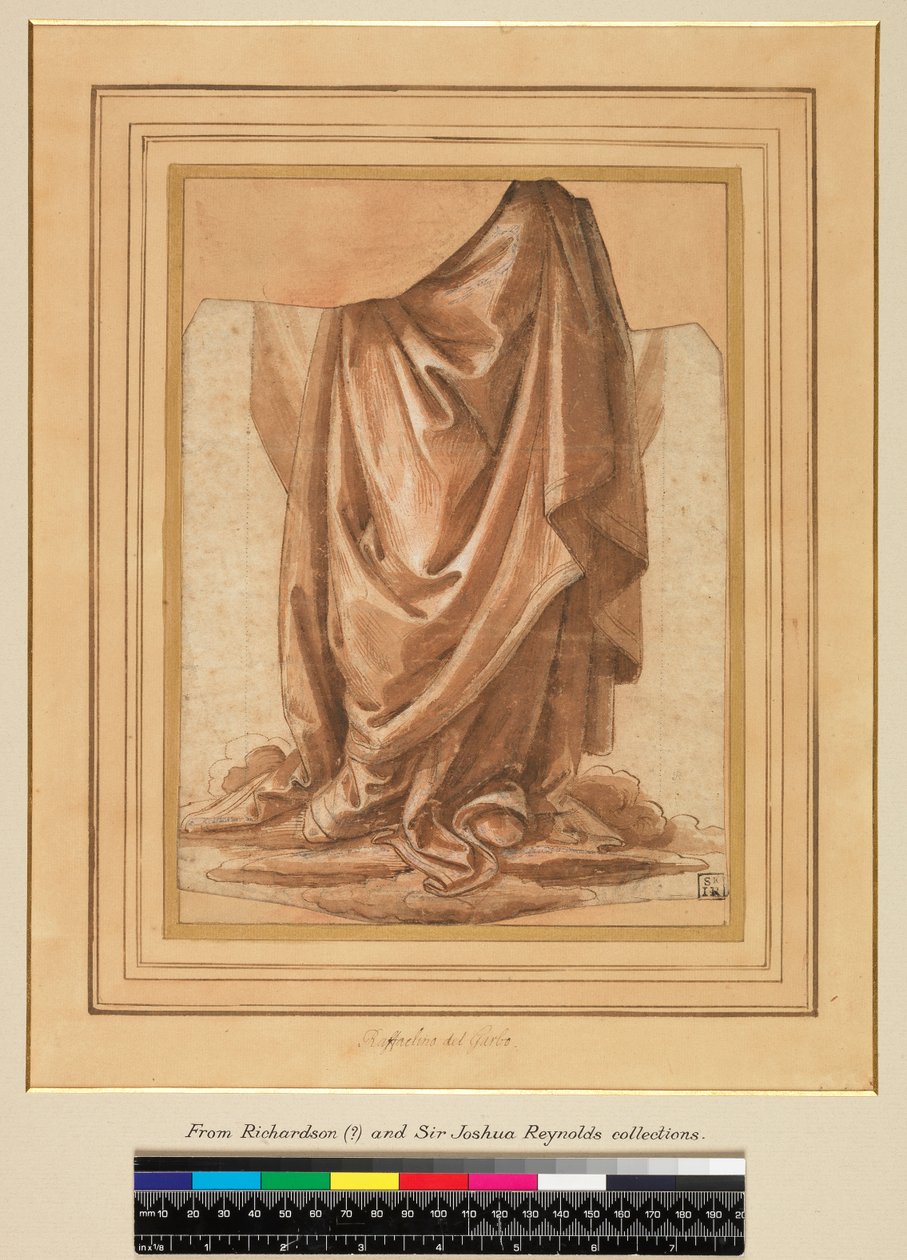 Draperistudie, før 1524 av Raffaellino del Garbo