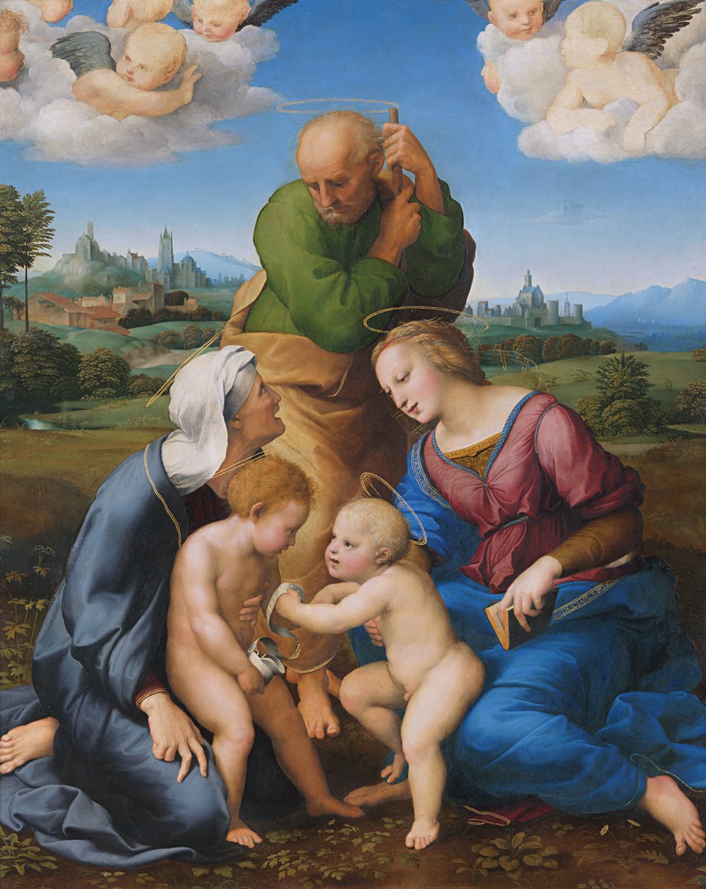 Holy Family Canigiani av Raffaello Sanzio Raphael
