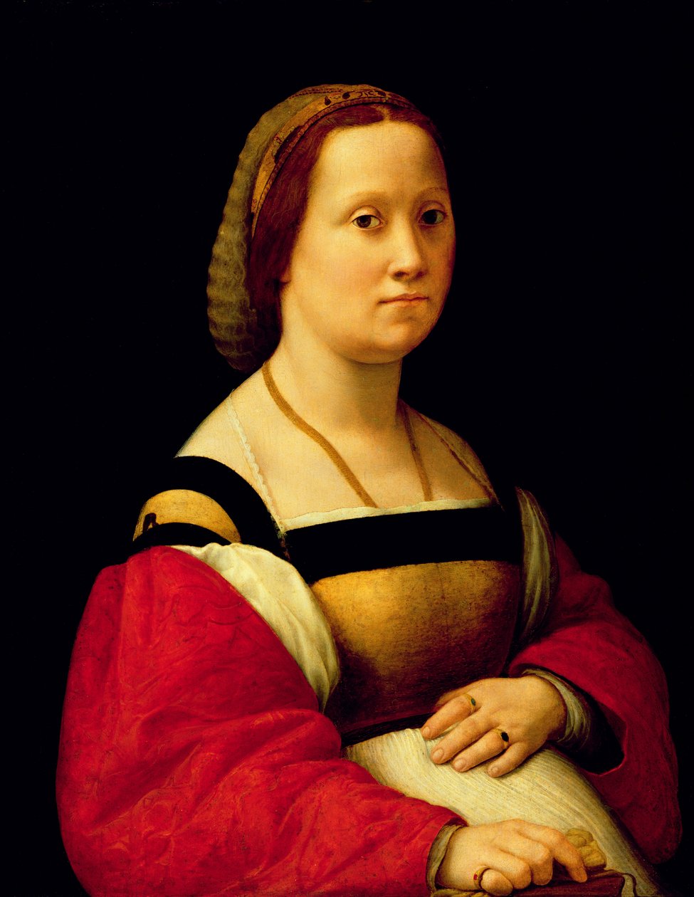Den gravide kvinnen, La Donna Gravida, ca. 1505-07 av Raffaello Sanzio Raphael