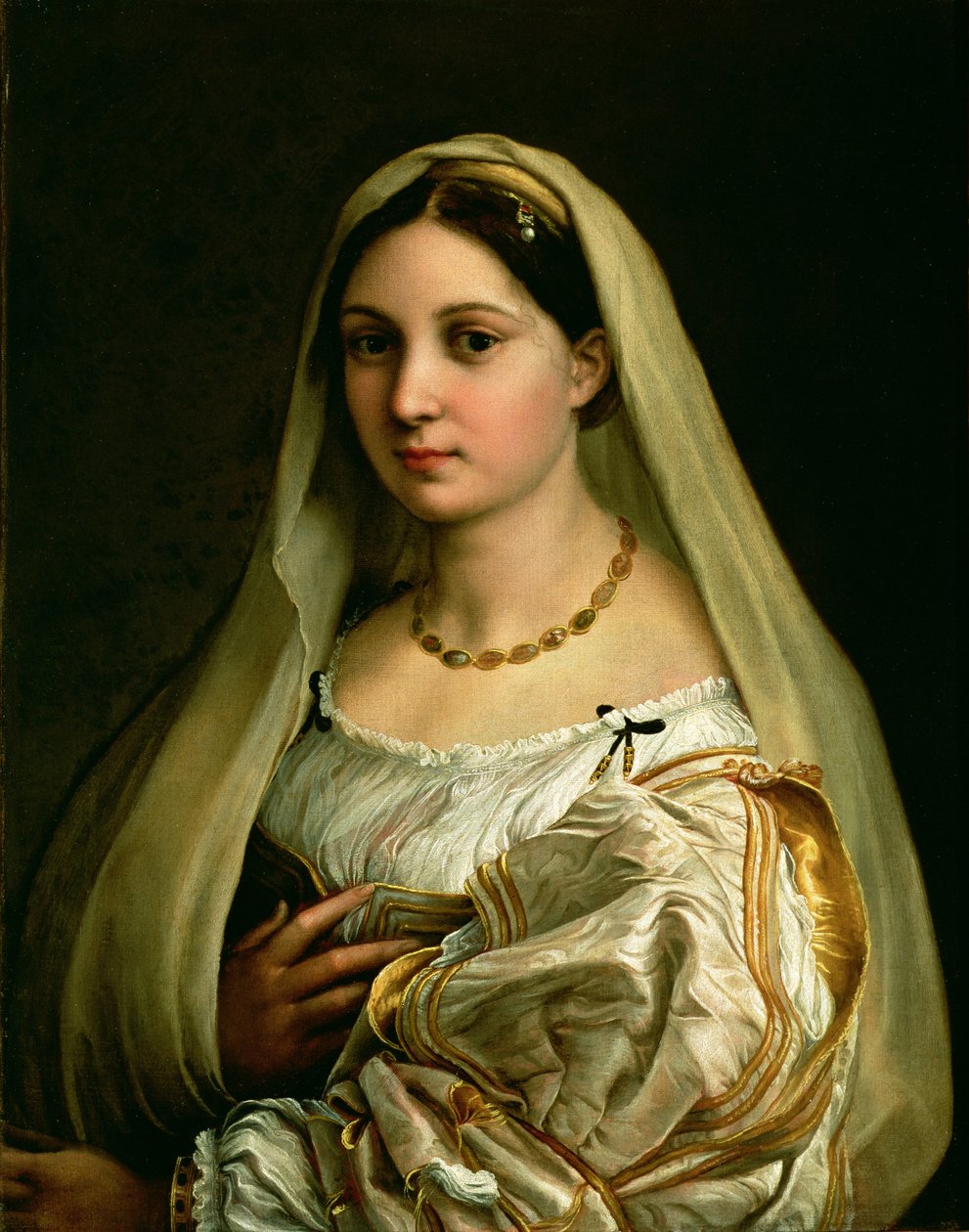 The Veiled Woman, eller La Donna Velata, ca. 1516 av Raffaello Sanzio Raphael
