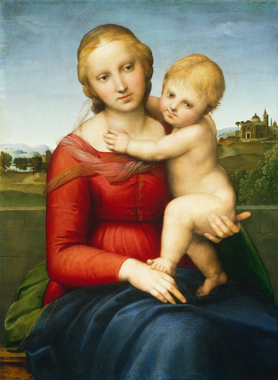 The Small Cowper Madonna av Raffaello Sanzio Raphael