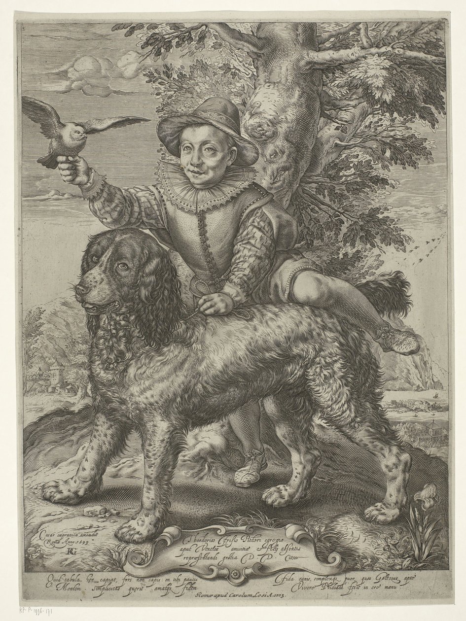Portrett av Frederik de Vries av Raffaello Guidi