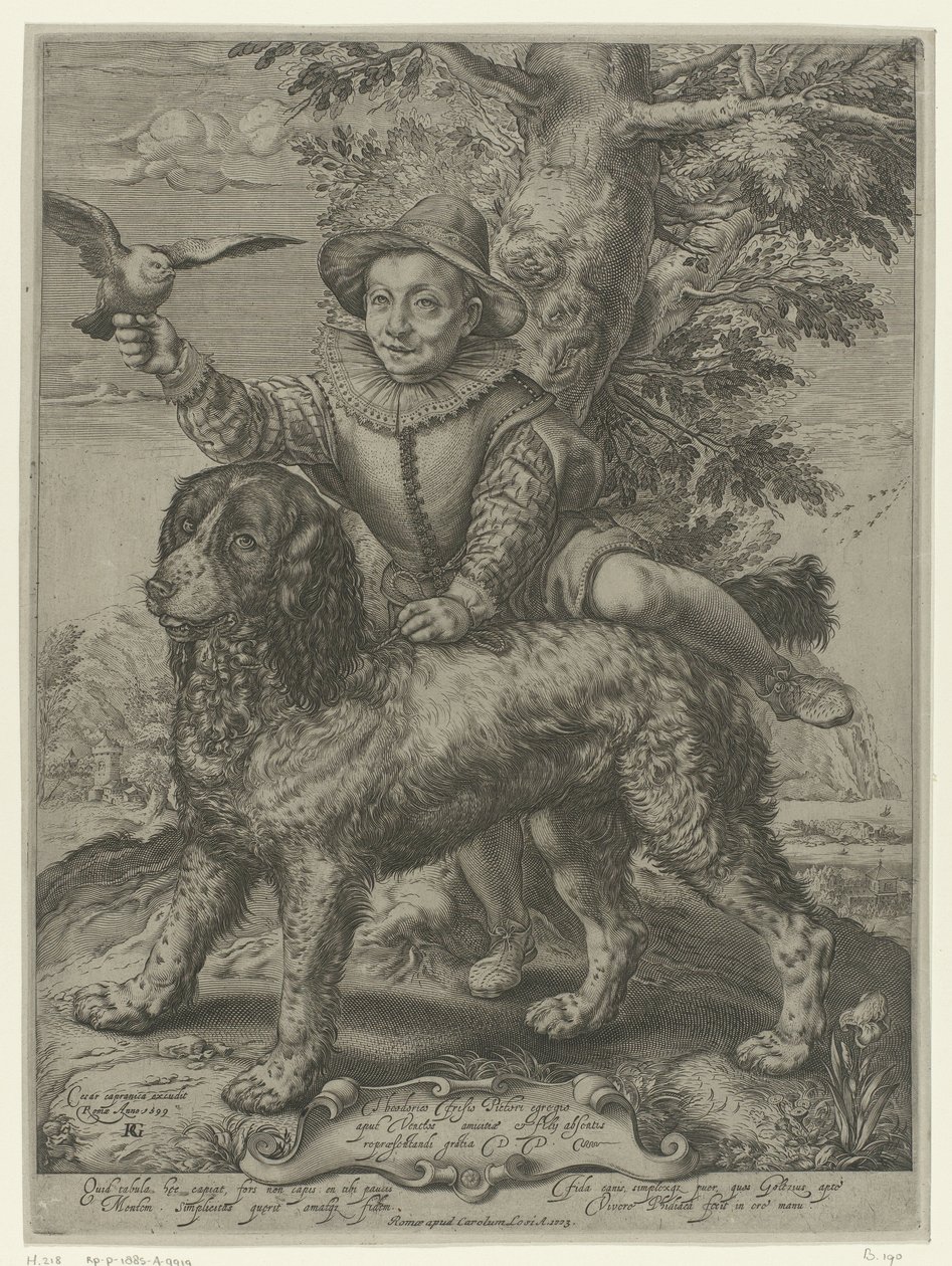 Portrett av Frederik de Vries av Raffaello Guidi