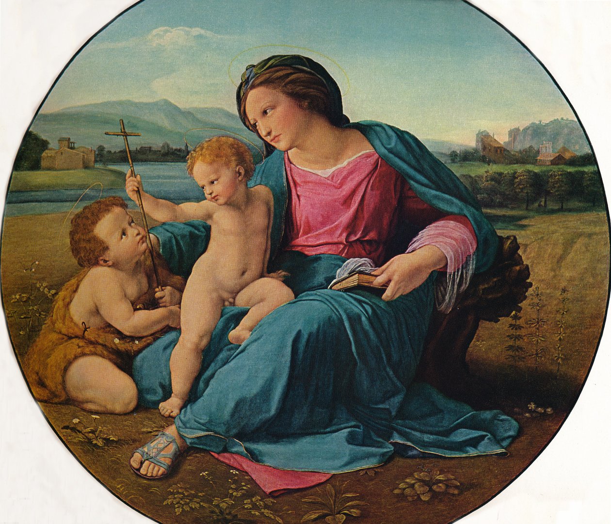 Alba Madonna, 1510 av Raffaello Sanzio Raphael