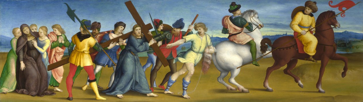 Prosesjonen til Golgata, 1504-1505 av Raffaello Sanzio Raphael