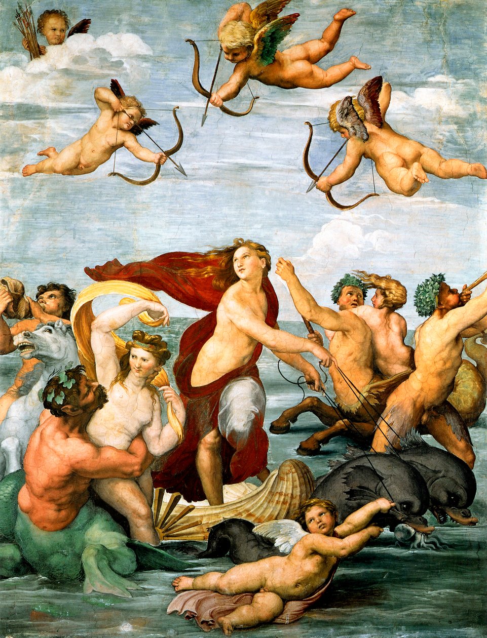 Triumf av Galatea, ca. 1512 av Raffaello Sanzio Raphael
