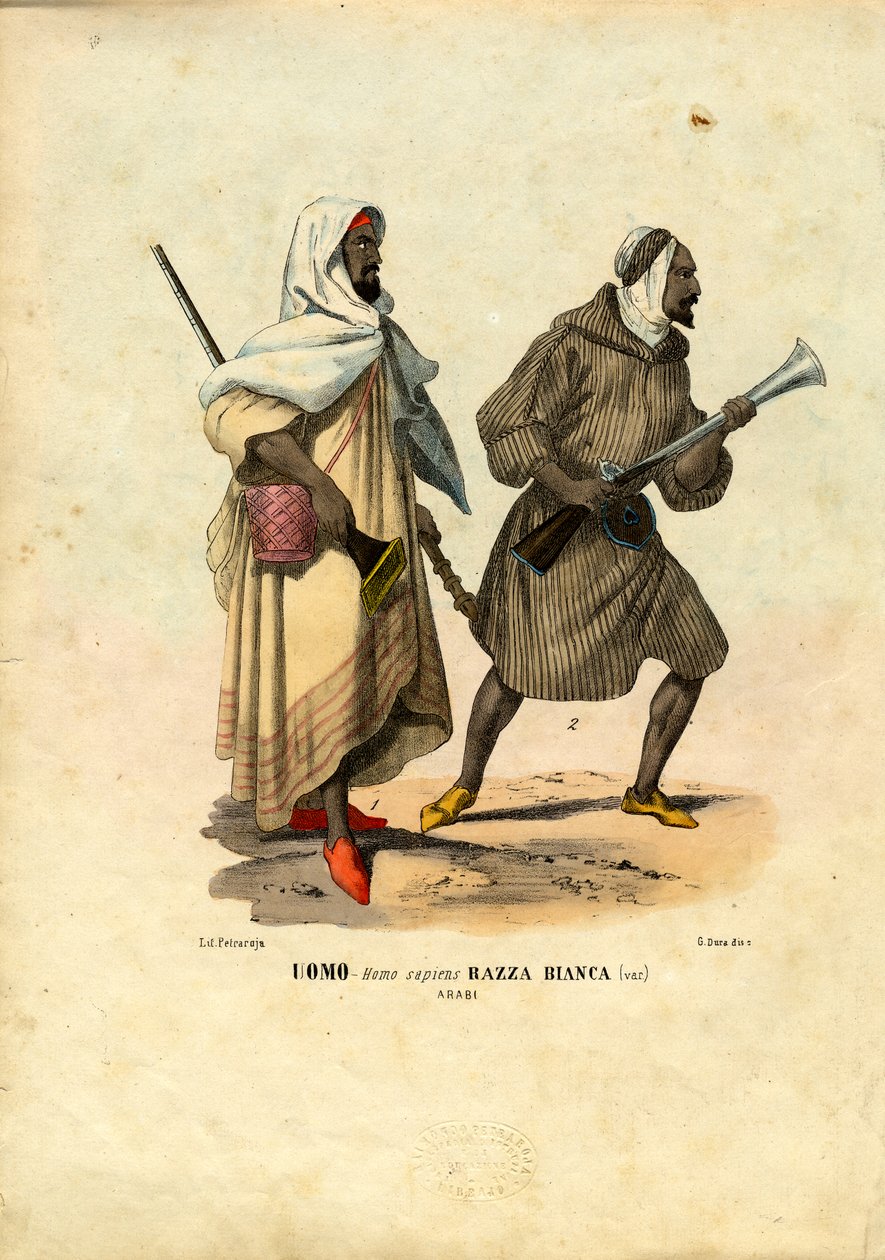 Arabiske mennesker, 1863-79 av Raimundo Petraroja