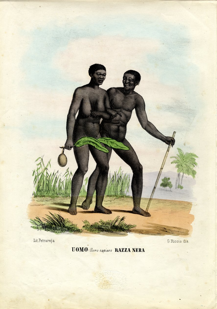 Svarte mennesker, 1863-79 av Raimundo Petraroja