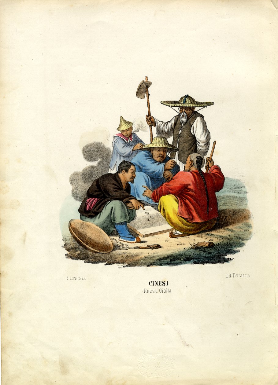 kinesiske folk, 1863-79 av Raimundo Petraroja
