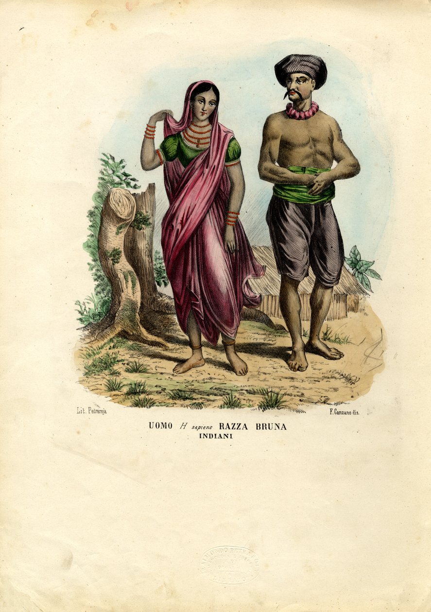 Indiske folk, 1863-79 av Raimundo Petraroja