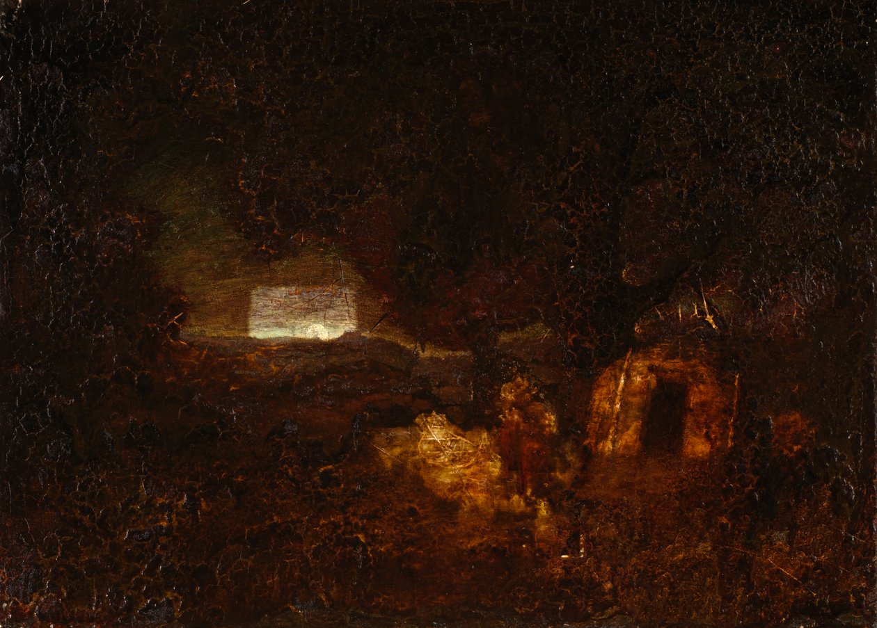 Kanobyggerne, etter 1879. av Ralph Albert Blakelock