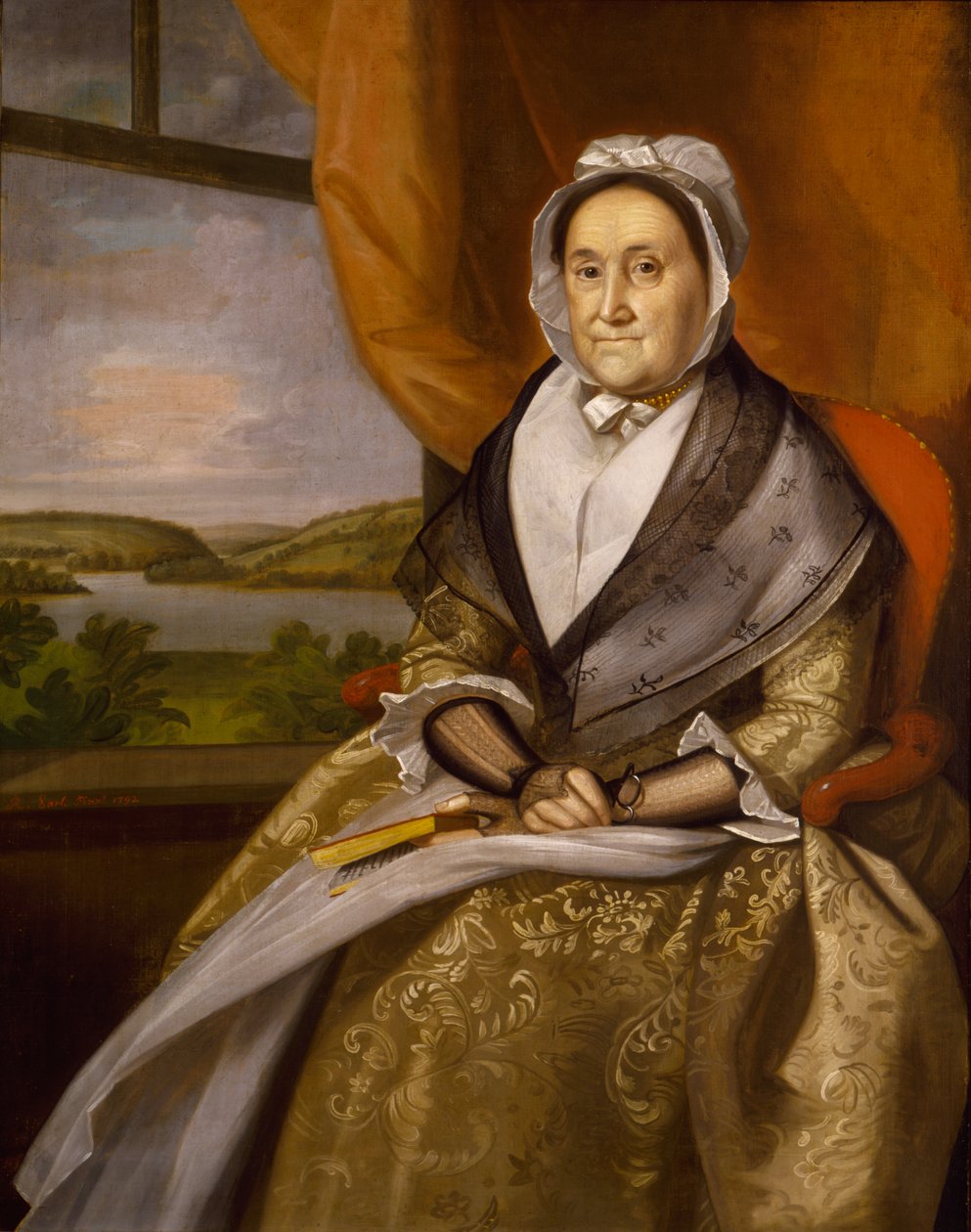 Mrs. Joseph Wright, 1792. av Ralph Earl