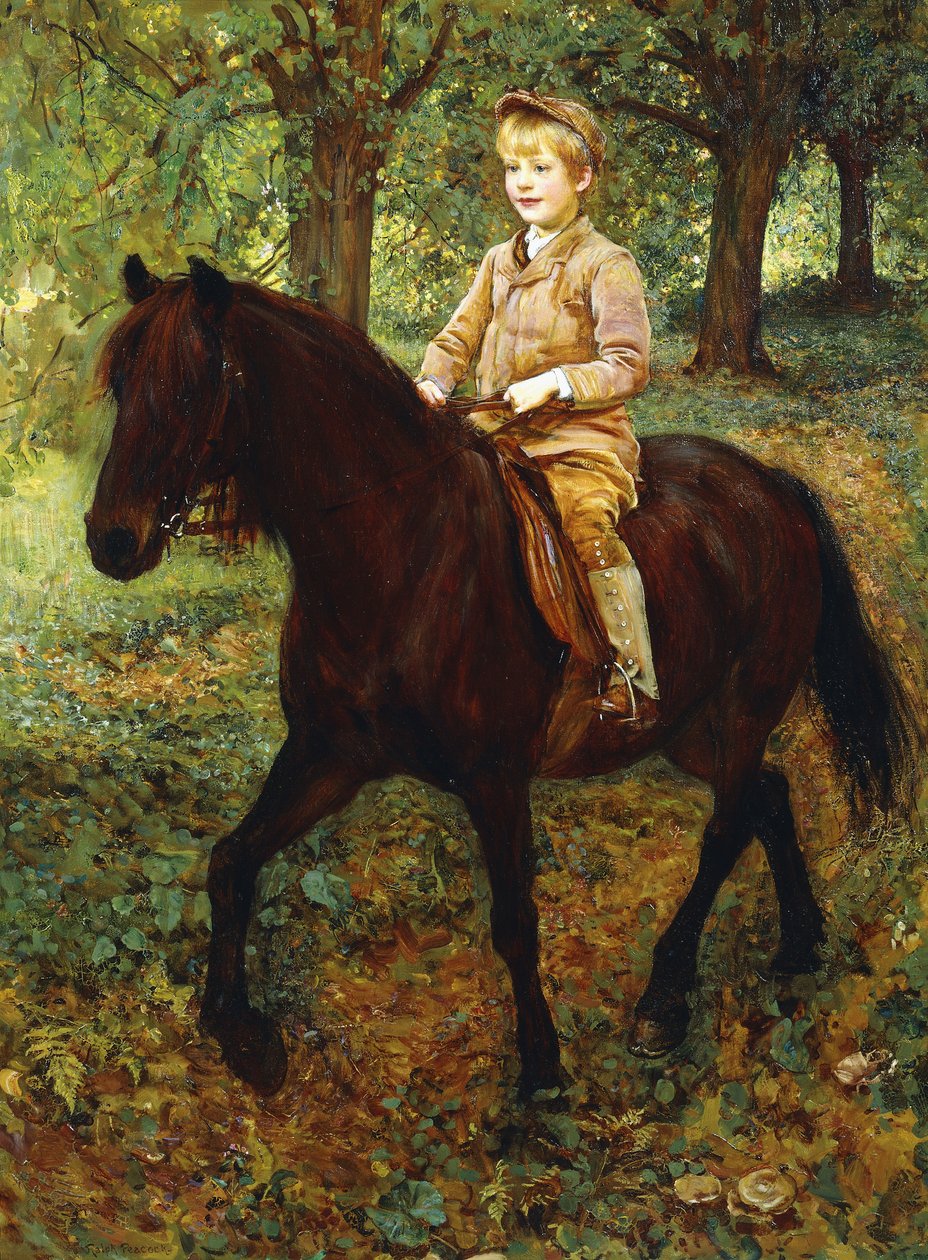 The Morning Ride (olje på lerret) av Ralph Peacock