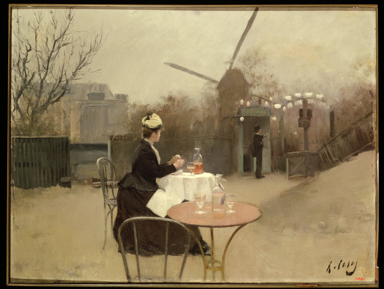 Spise Al Fresco av Ramon Casas i Carbo