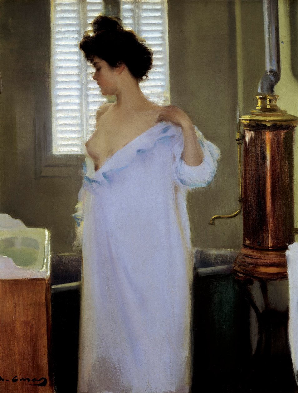 Før badet av Ramon Casas i Carbo