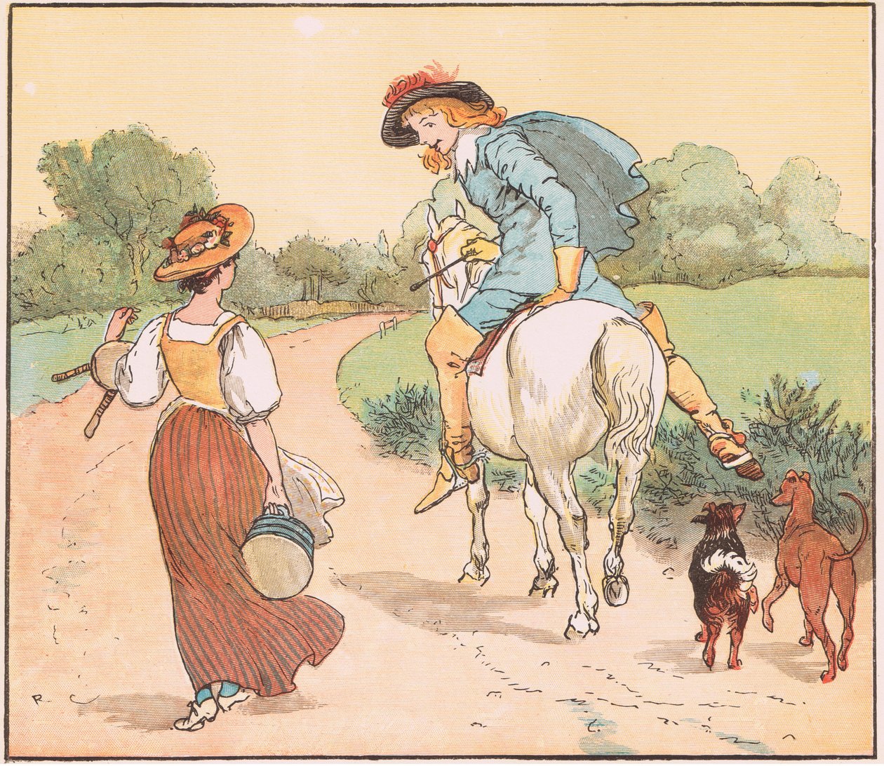 Skal jeg gå med deg, min vakre hushjelp av Randolph Caldecott
