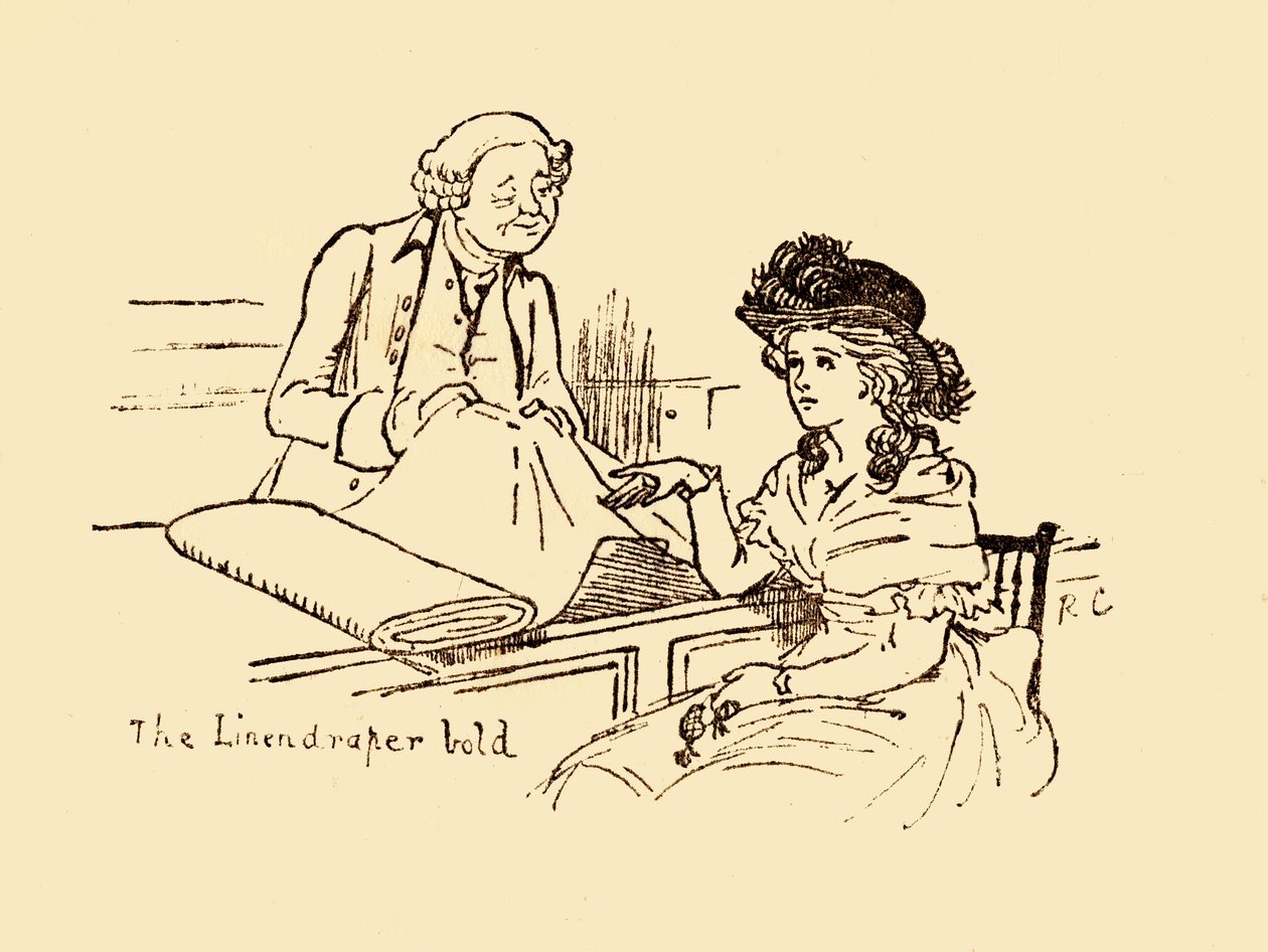 The Linendraper Bold, 1878, c1918. av Randolph Caldecott