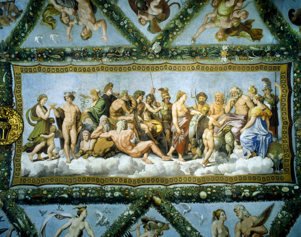 Guds råd, 1517-18 av Raffaello Sanzio Raphael