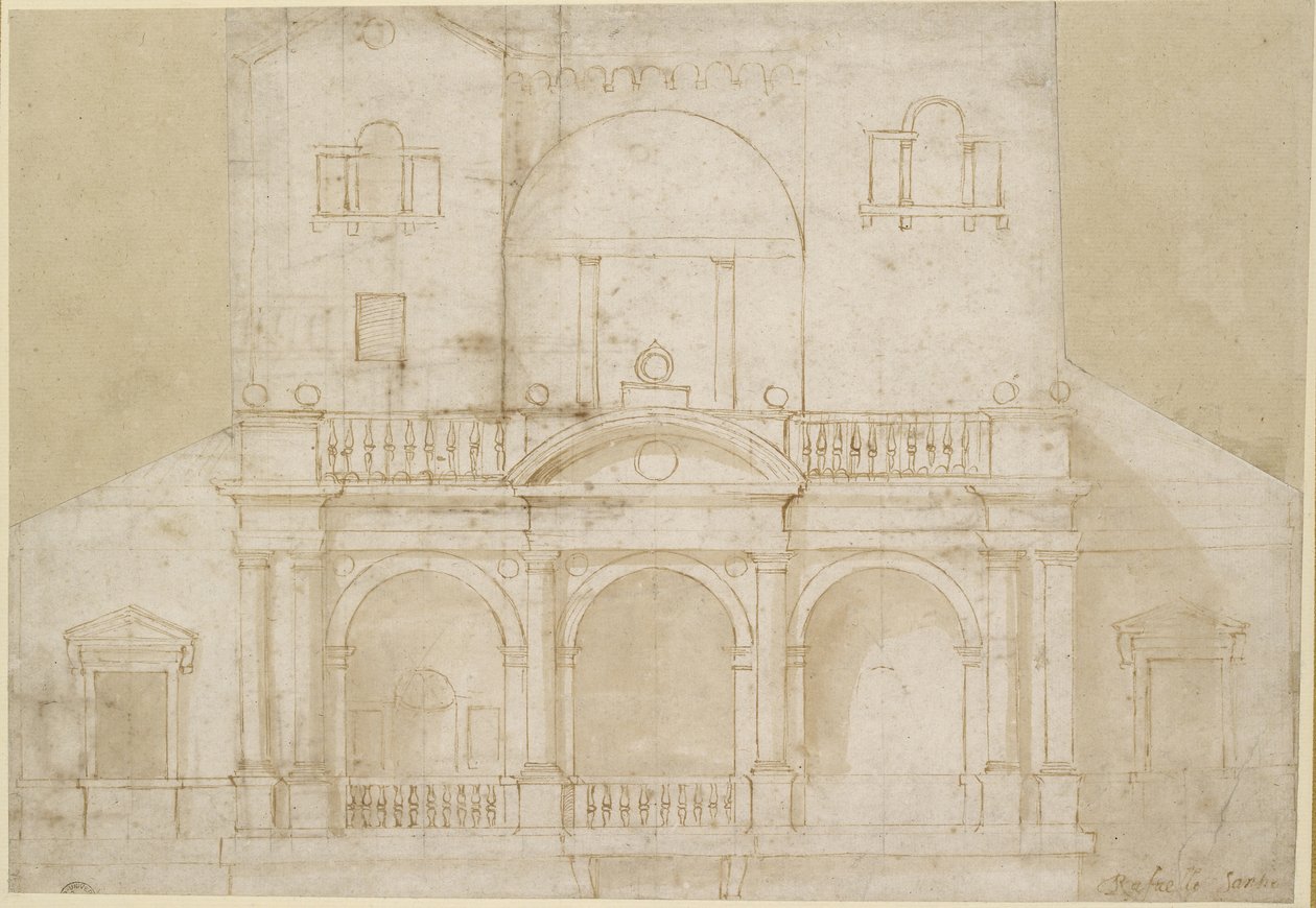 Rekto: Arkitektonisk utforming av Raffaello Sanzio Raphael