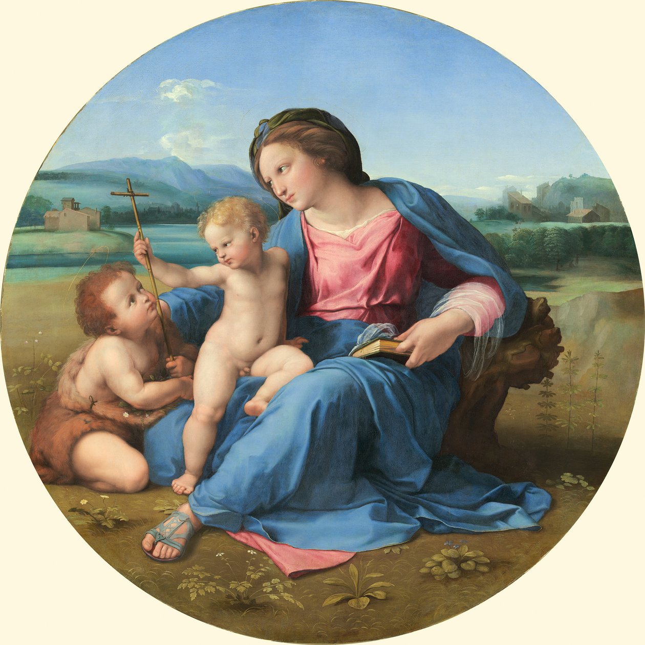 Alba Madonna, ca. 1510 av Raffaello Sanzio Raphael