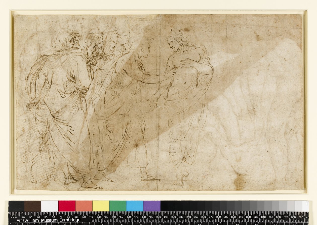 The Incredulity of St. Thomas, ca. 1514 (verso av 3551547) av Raffaello Sanzio Raphael