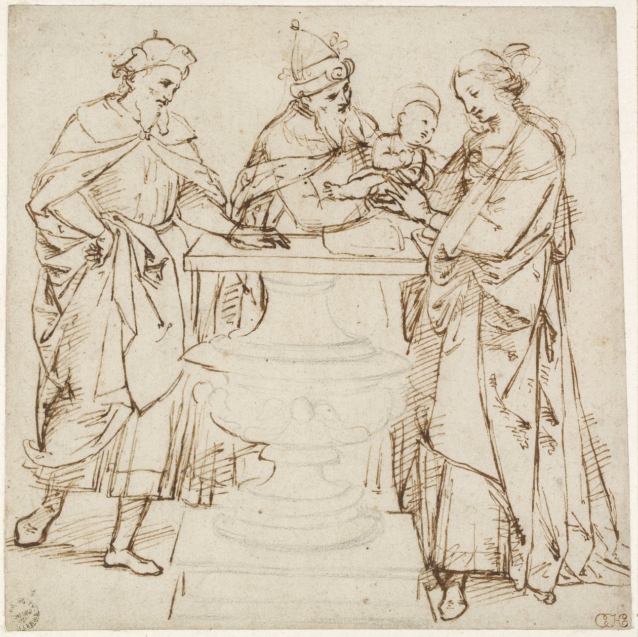 Presentasjonen i tempelet, WA1855.89 av Raffaello Sanzio Raphael