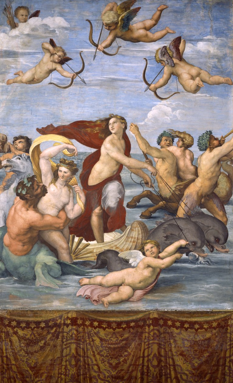 Galateas triumf, ca. 1514 av Raffaello Sanzio Raphael