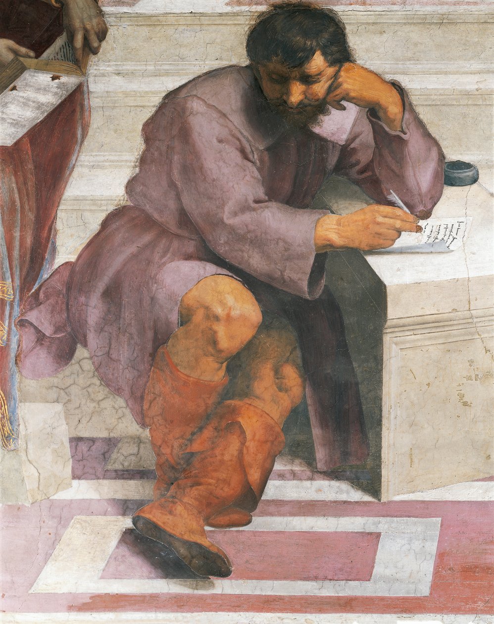 Heraclitus, detalj av The School of Athens av Raphael