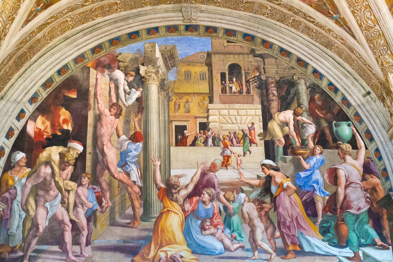 Brannen i borgoen av Raphael (1483 1520)