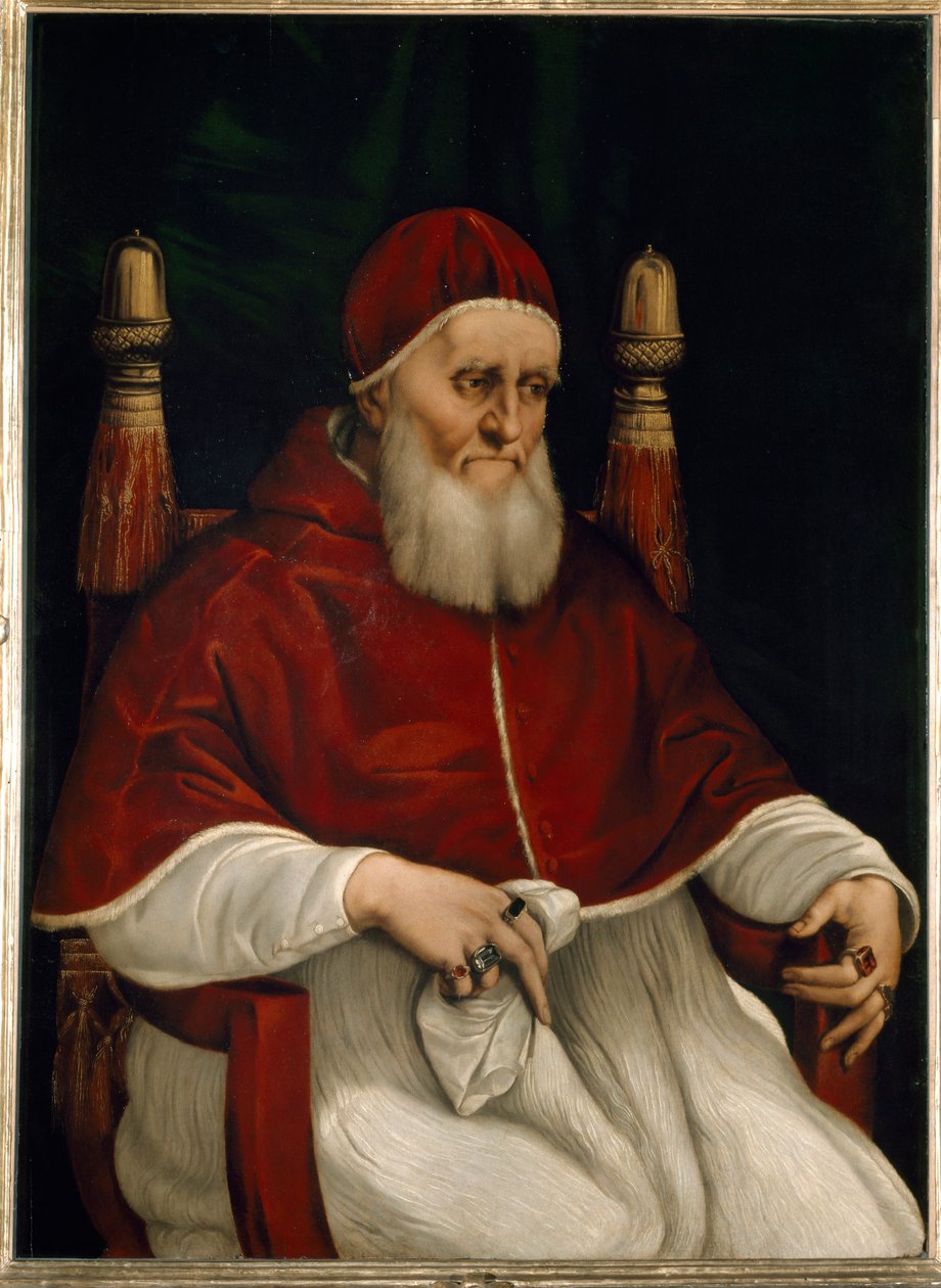 Portrett av pave Julius II av Raphael
