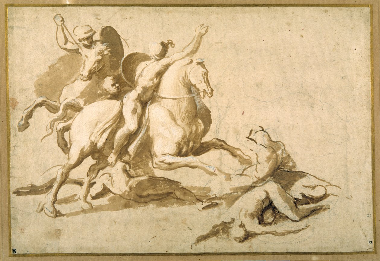 Studer for en kampscene av Raphael
