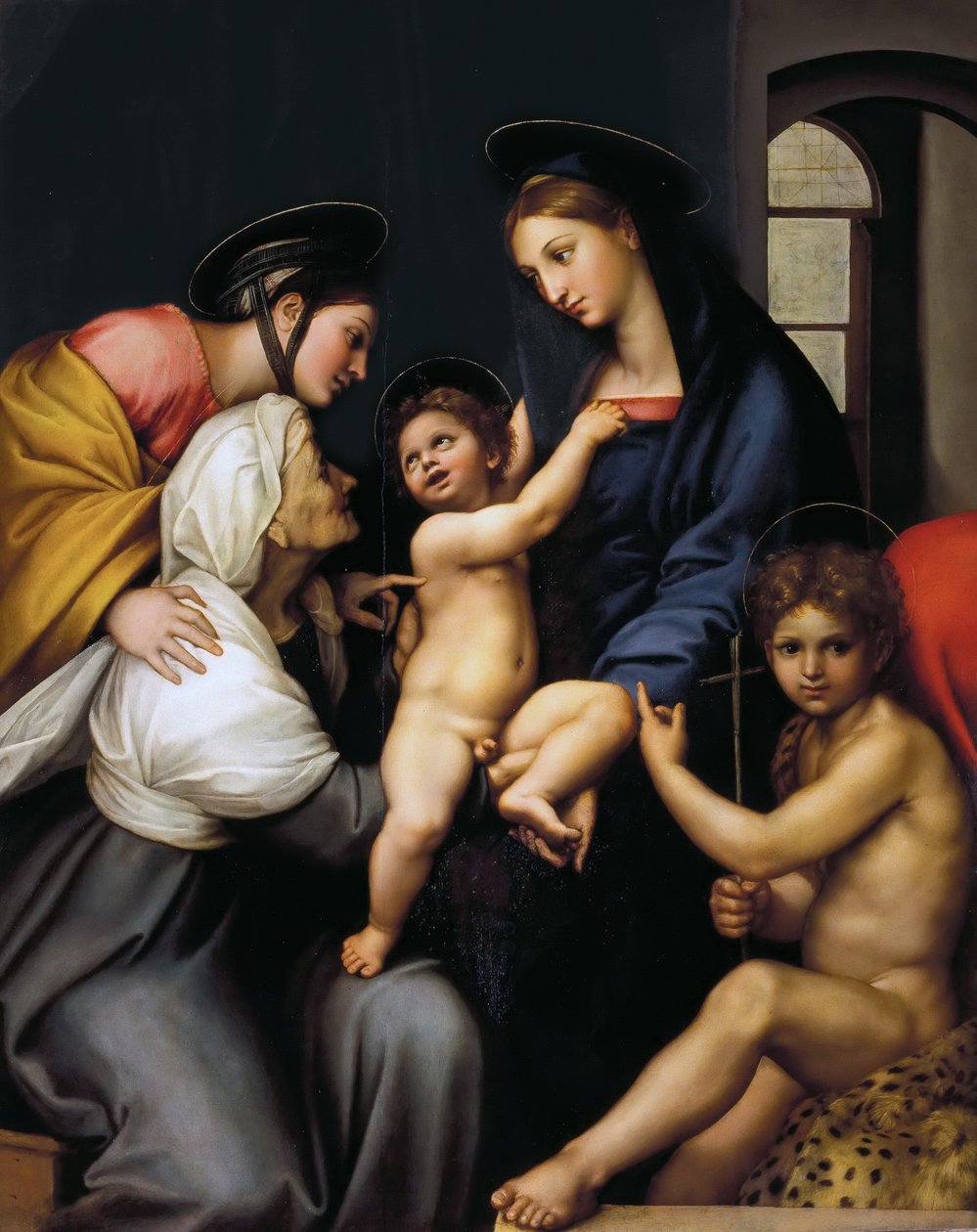 Madonna dell'Impannata, 1513-1514. av Raphael