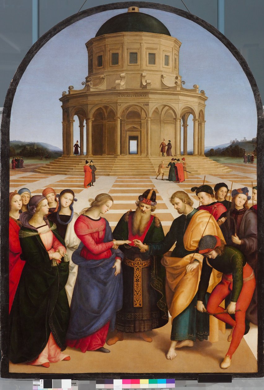 Jomfruens ekteskap, 1504 av Raphael