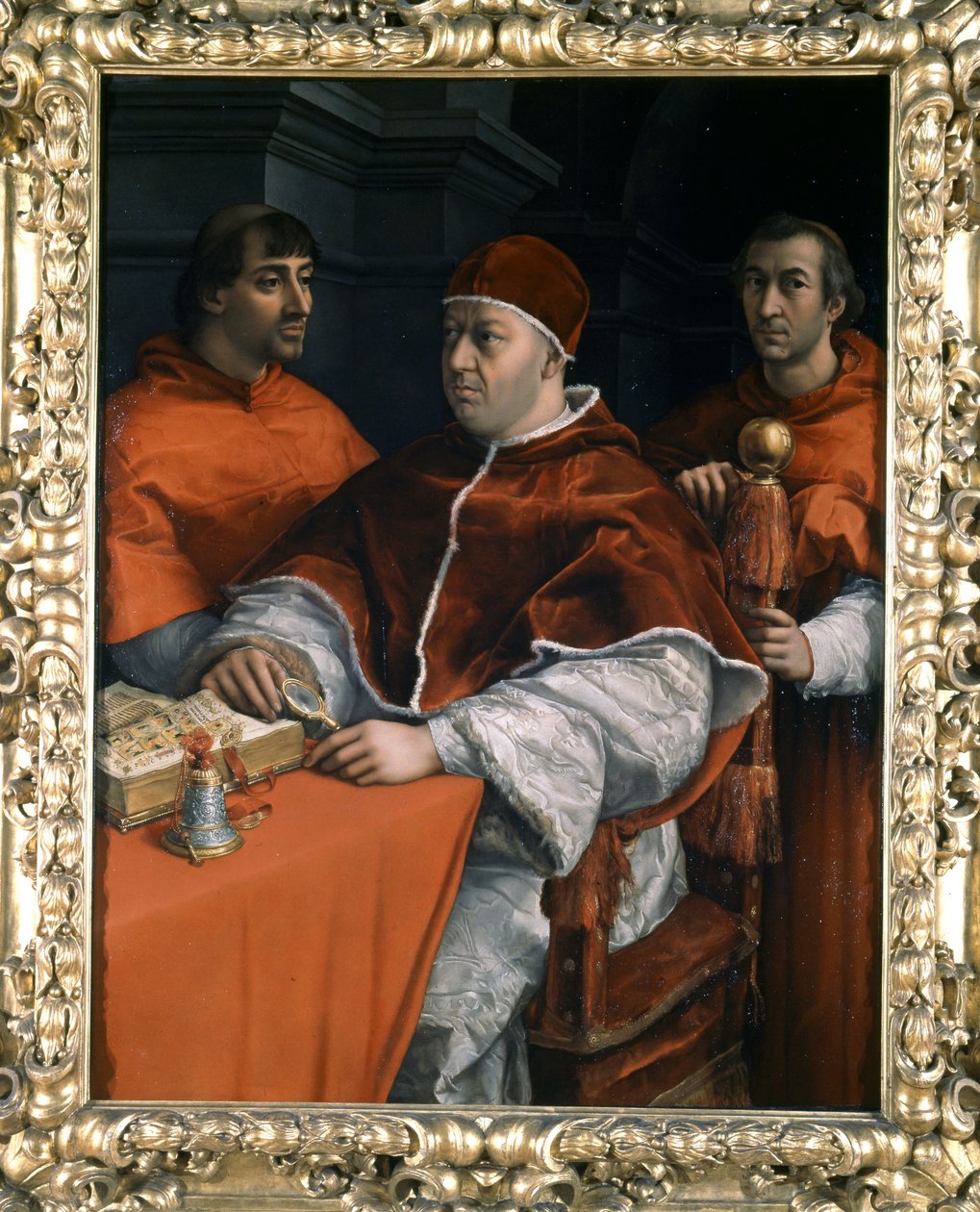 Portrett av pave Leon X av Raphael