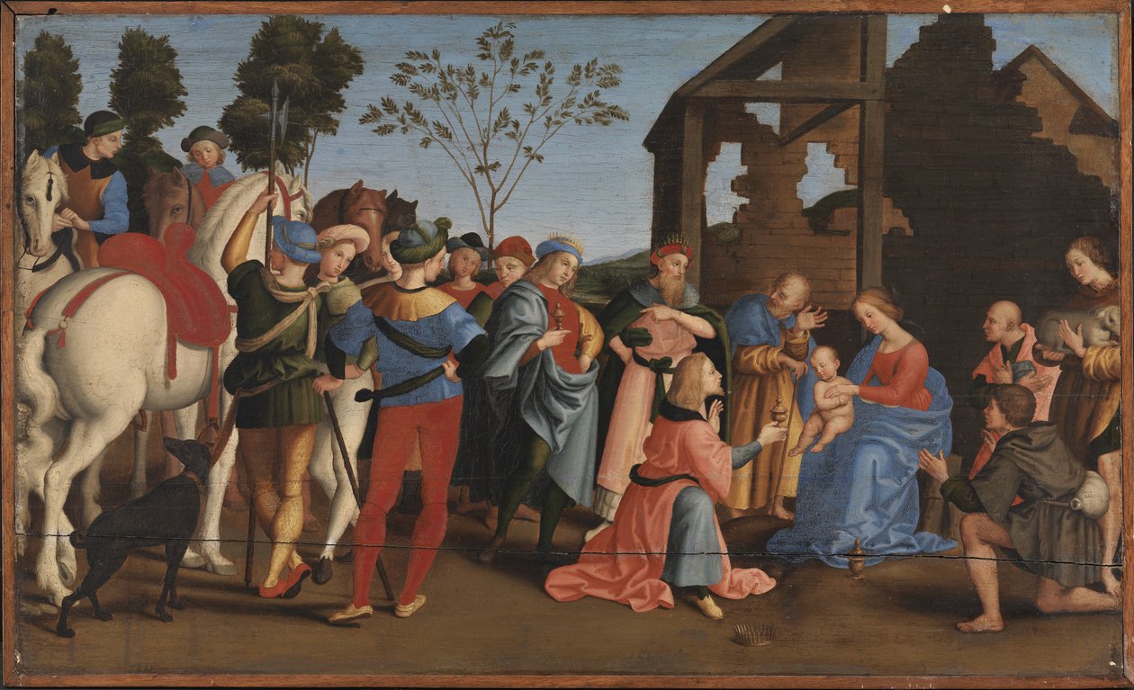 Tilbedelsen av kongene av Raphael