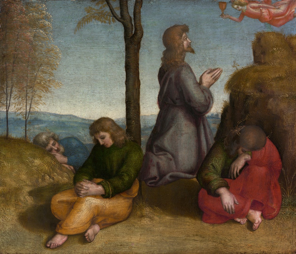 Kvalen i hagen, ca. 1504. av Raphael