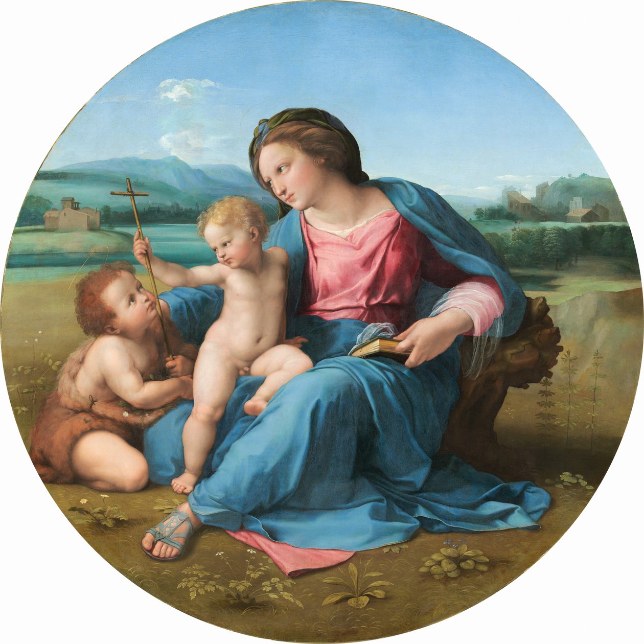 Alba Madonna av Raphael