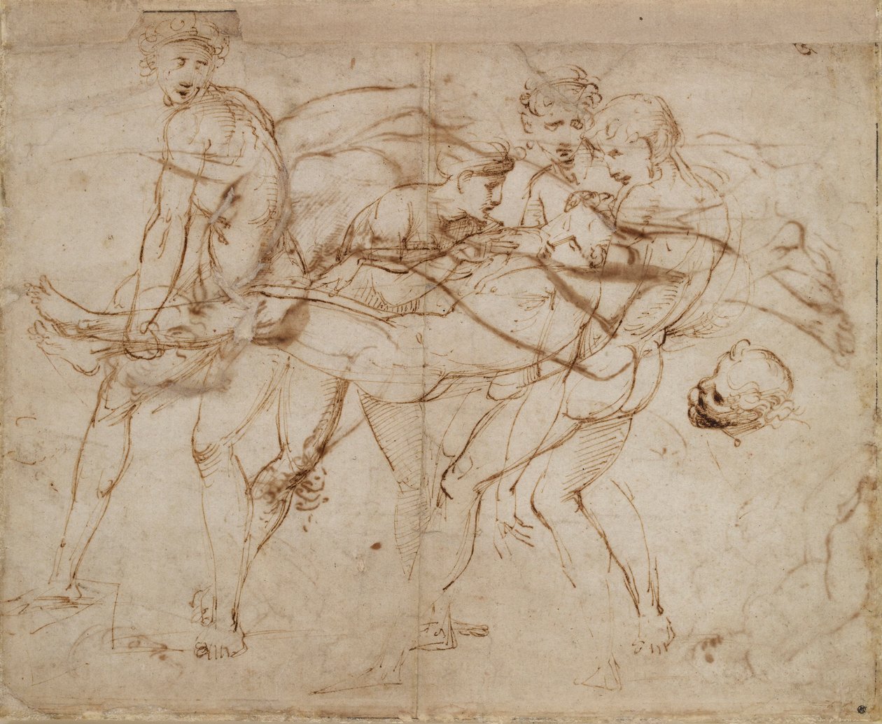 The Death of Adonis, tidlig på 1500-tallet av Raphael