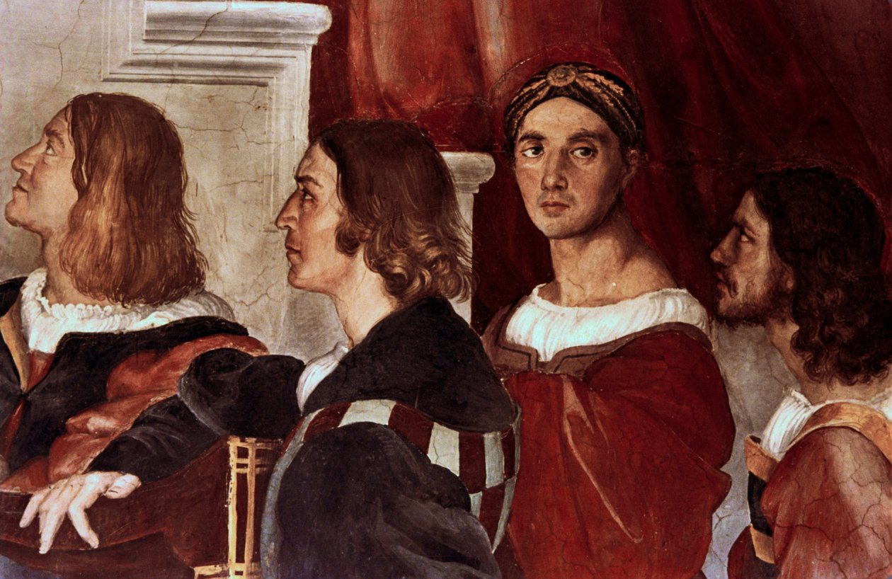 Messen i Bolsena, detalj, 1512 av Raffaello Sanzio Raphael