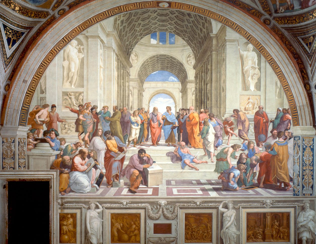 Skolen i Athen, 1509-1511. av Raphael