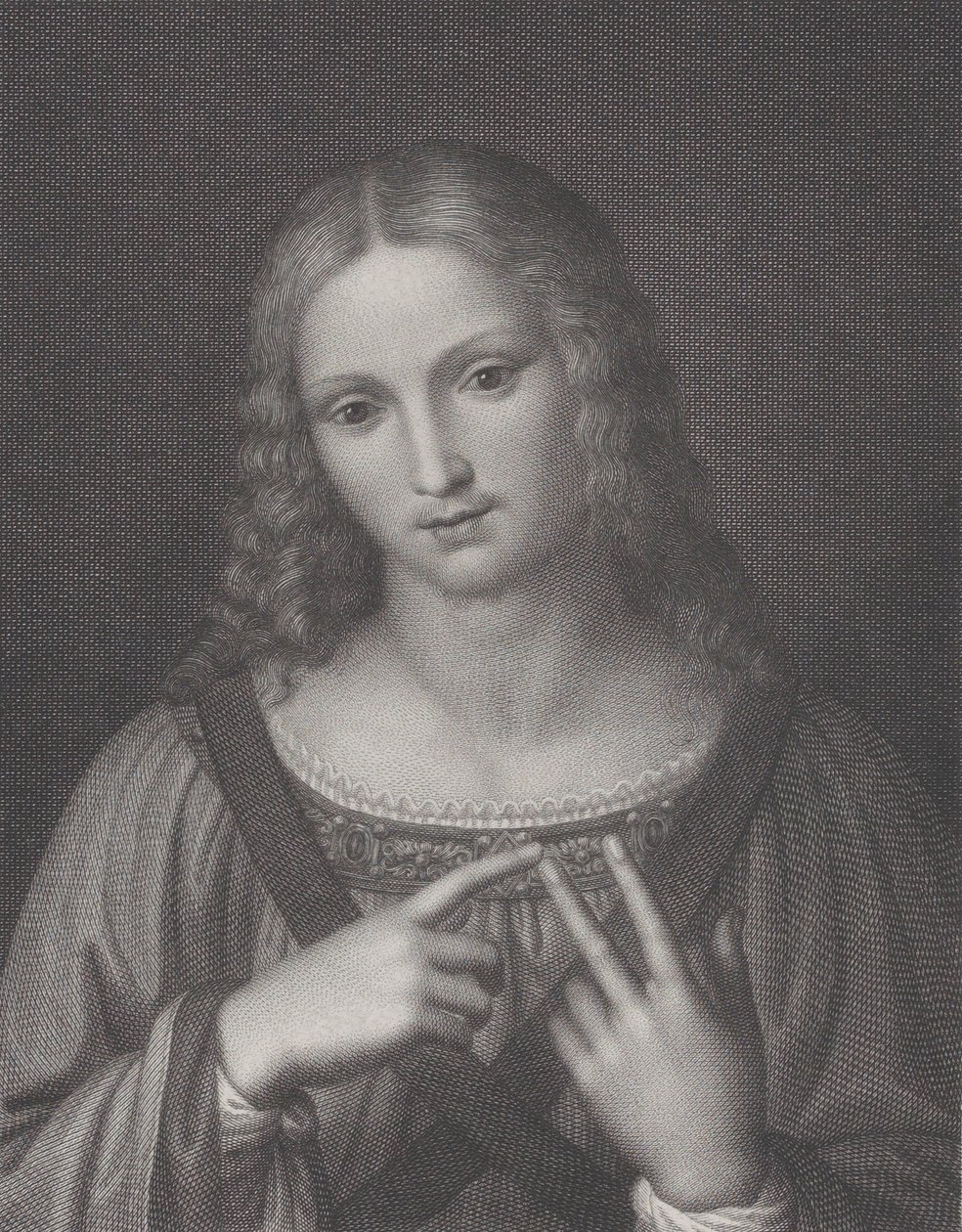 Kristus forkynner loven, 1817 av Raphael Morghen