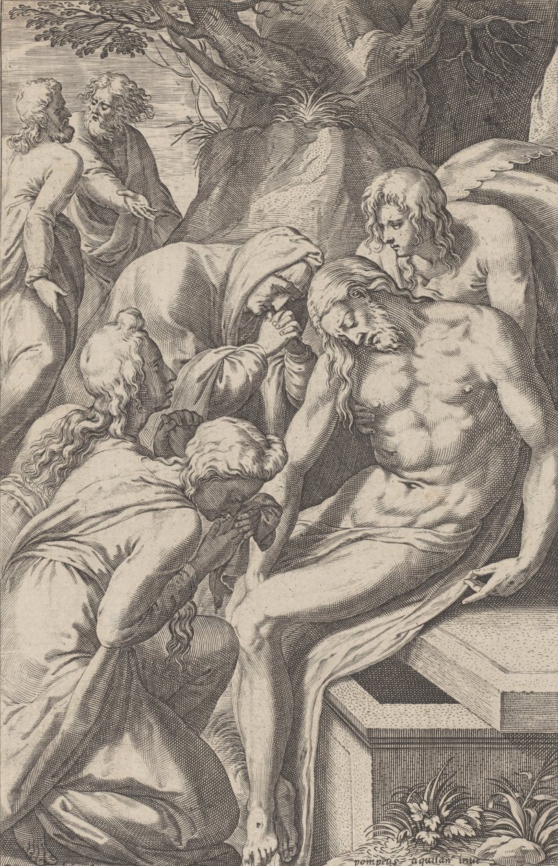 Klagesangen, 1598-1632. av Raphael Sadeler