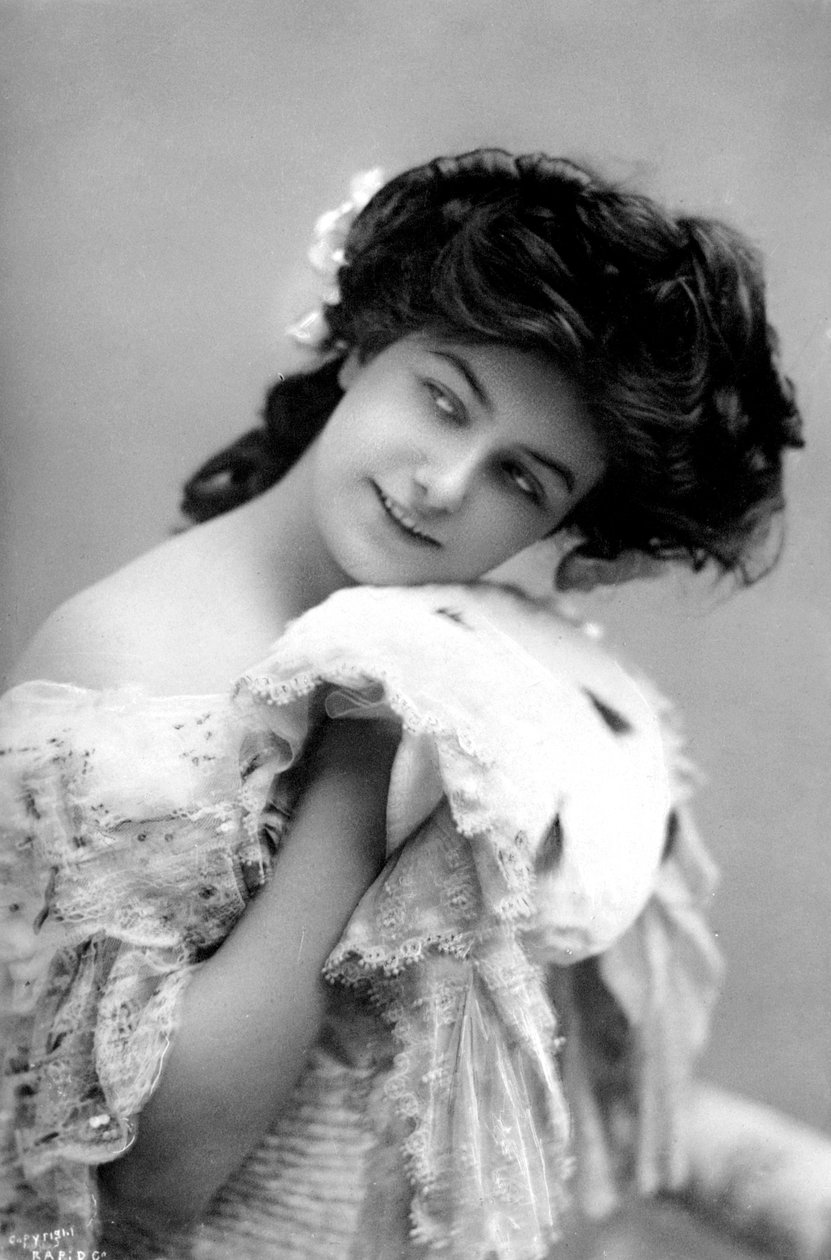 Ethel Oliver, skuespillerinne, 1900-tallet. av Rapid Photo Company